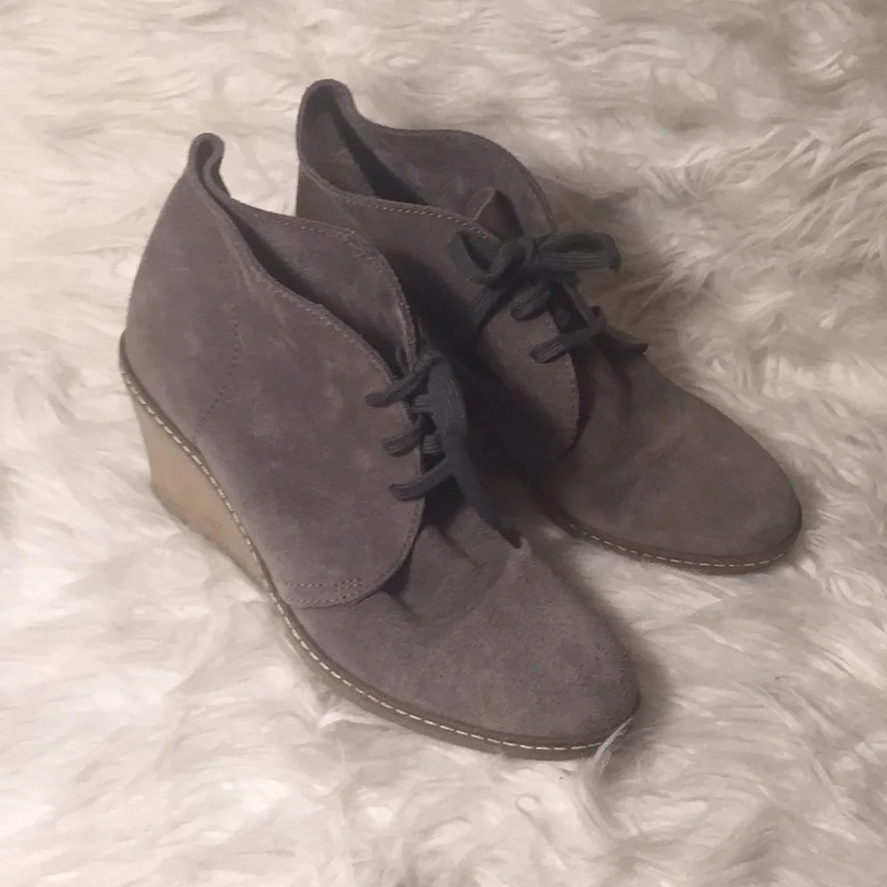 J crew macallister suede wedges